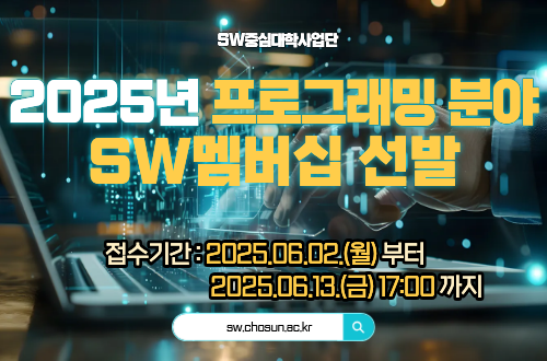 2025년 프로그래밍 분야 SW멤버십 선발